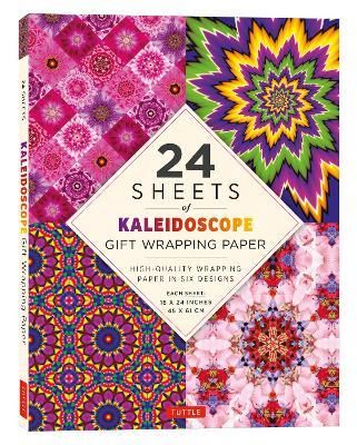 KALEIDOSCOPE GIFT WRAPPING PAPER 24 SHEETS
