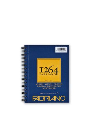 FABRIANO 1264 SKETCH 90G A5 SIDE SPIRAL PAD (60)