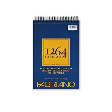 FABRIANO 1264 SKETCH 90G A4 TOP SPIRAL PAD (120)