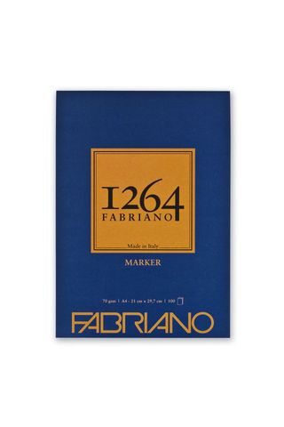 FABRIANO 1264 MARKER 70G A4 GLUED PAD (100)