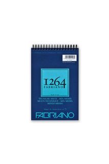 FABRIANO 1264 MIX MEDIA 300G A5 TOP SPIRAL PAD(15)