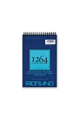 FABRIANO 1264 MIX MEDIA 300G A5 TOP SPIRAL PAD(15)