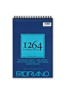 FABRIANO 1264 MIX MEDIA 300G A4 TOP SPIRAL PAD(30)