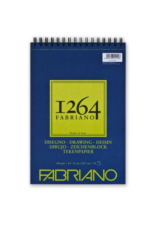 FABRIANO 1264 DRAWING 180G A4 TOP SPIRAL PAD (50)