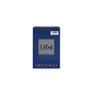 FABRIANO 1264 BLACK 200G A5 TOP SPIRAL PAD (20)