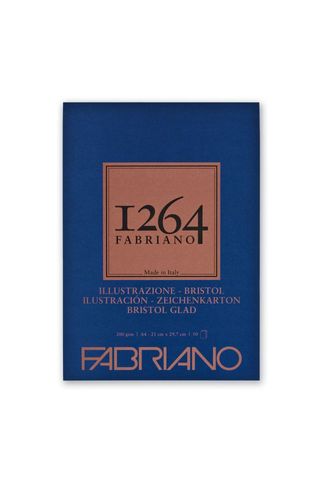 FABRIANO 1264 BRISTOL 200G A4 GLUED PAD (50)