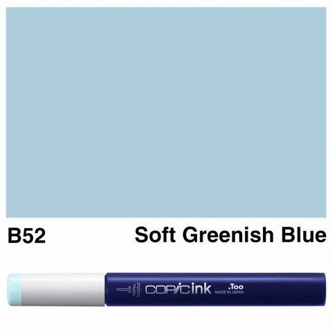 COPIC INK B52 SOFT GREENISH BLUE NEW BOTTLE