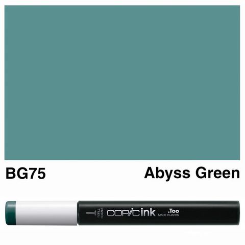 COPIC INK BG75 ABYSS GREEN NEW BOTTLE
