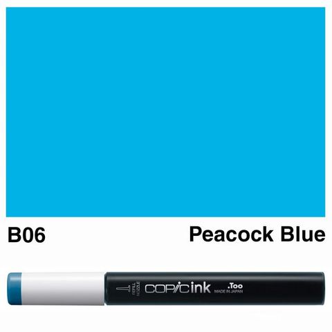 COPIC INK B06 PEACOCK BLUE NEW BOTTLE
