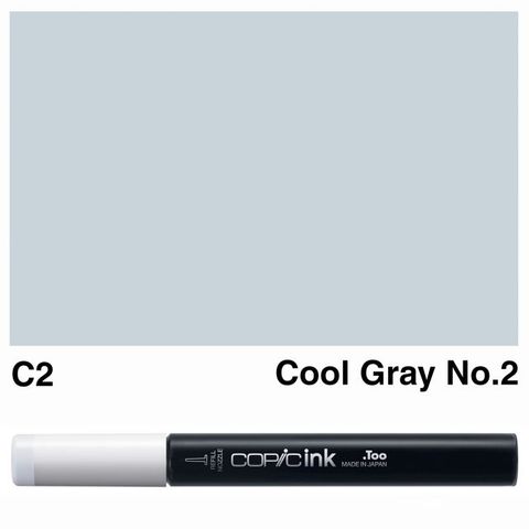 COPIC INK C2 COOL GRAY NO 2 NEW BOTTLE