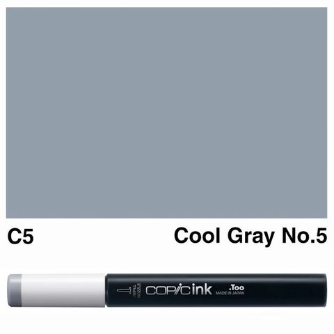 COPIC INK C5 COOL GRAY NO 5 NEW BOTTLE