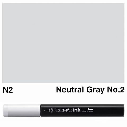 COPIC INK N2 NEUTRAL GRAY NO 2 NEW BOTTLE