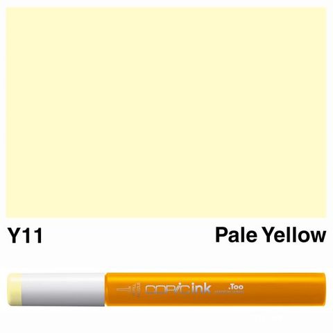COPIC INK Y11 PALE YELLOW NEW BOTTLE