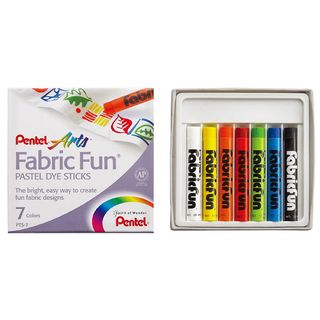 PENTEL FABRIC FUN PASTEL DYE STICKS PKT 7