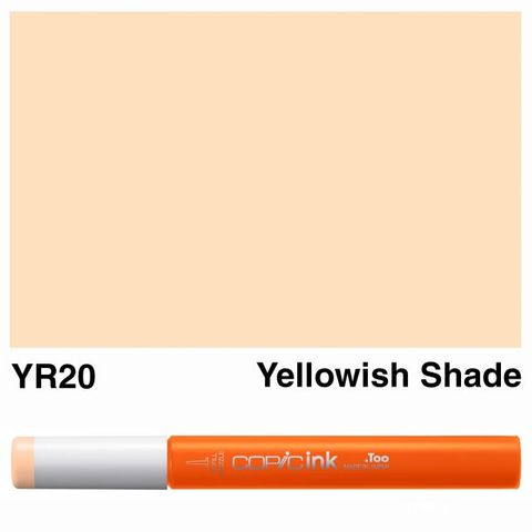 COPIC INK YR20 YELLOWISH SHADE NEW BOTTLE