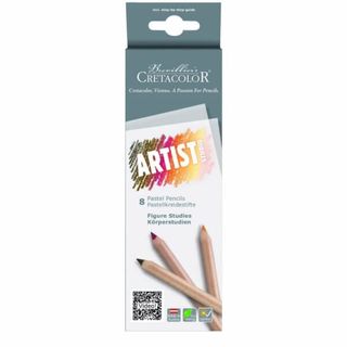 CRETACOLOR ART STUDIO PASTEL PENCIL SET 8 PORTRAIT