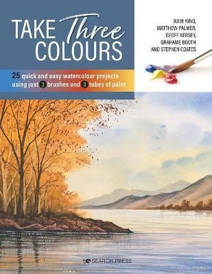 TAKE THREE COLOURS WATERCOLOUR 3 BRUSHES/PAINTS