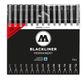 MOLOTOW BLACKLINER PIGMENT LINER COMPLETE SET 13