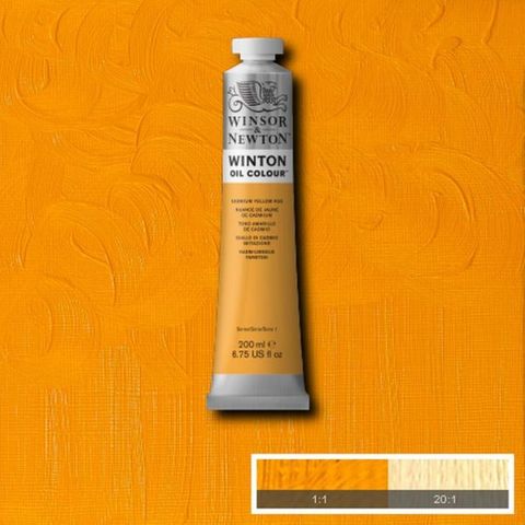 W&N WINTON OIL 200ML CADMIUM YELLOW HUE