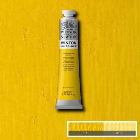 W&N WINTON OIL 200ML CADMIUM YELLOW PALE HUE