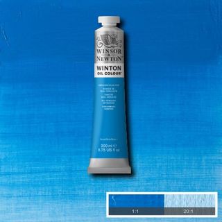 W&N WINTON OIL 200ML CERULEAN BLUE HUE