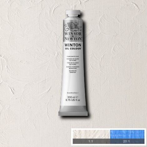 W&N WINTON OIL 200ML FLAKE WHITE HUE