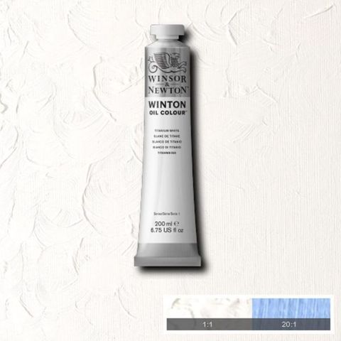 W&N WINTON OIL 200ML TITANIUM WHITE