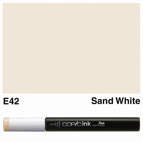 COPIC INK E42 SAND WHITE NEW BOTTLE