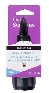 SCULPEY LIQUID BAKEABLE CLAY 59ML BLACK