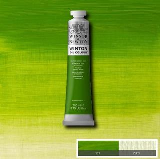 W&N WINTON OIL 200ML CHROME GREEN HUE