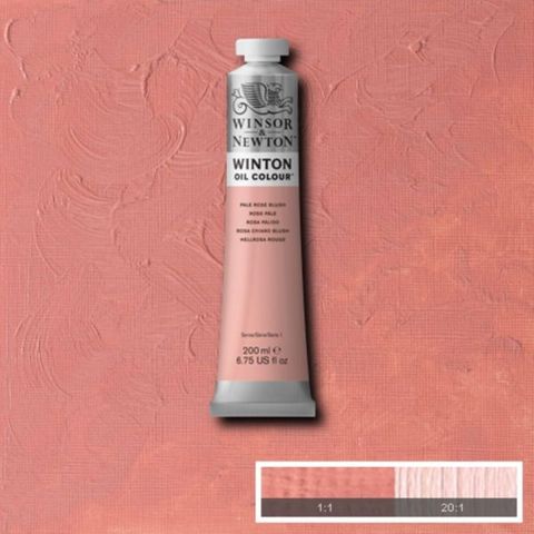 W&N WINTON OIL 200ML PALE ROSE BLUSH