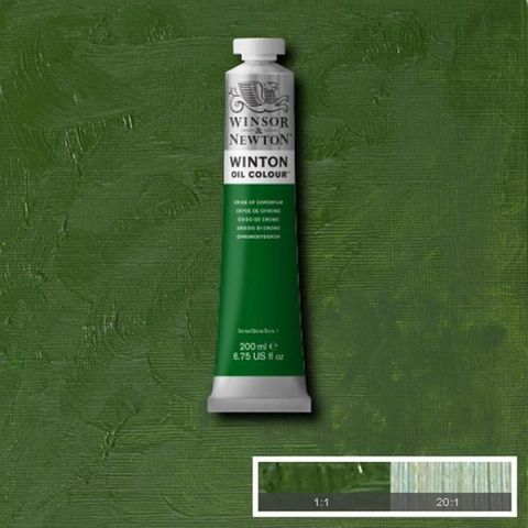 W&N WINTON OIL 200ML OXIDE CHROMIUM