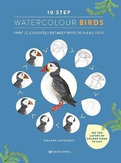 10 STEP WATERCOLOUR BIRDS