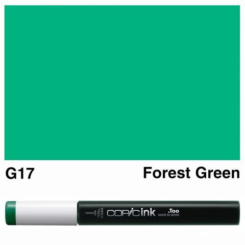 COPIC INK G17 FOREST GREEN NEW BOTTLE