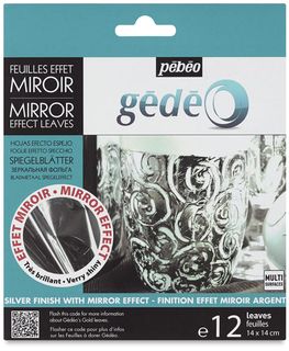 GEDEO MIRROR EFFECT METAL LEAF 12 SILVER