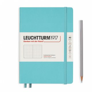 LEUCHTTURM1917 NOTEBOOK A5 DOTTED AQUAMARINE