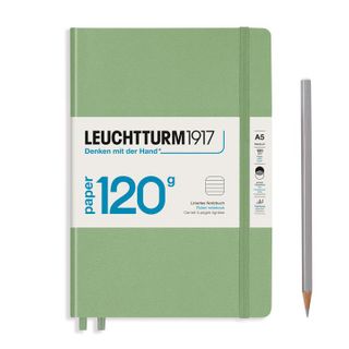 LEUCHTTURM1917 120G NOTEBOOK A5 RULED SAGE
