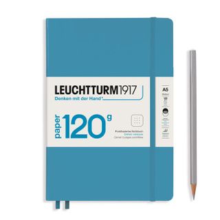 LEUCHTTURM1917 120G NOTEBOOK A5 DOTTED NORDIC BLU