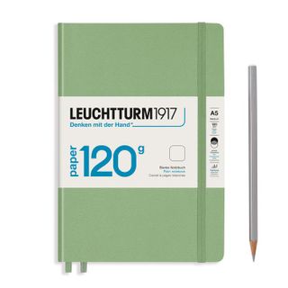 LEUCHTTURM1917 120G NOTEBOOK A5 PLAIN SAGE