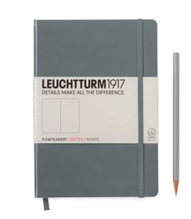 LEUCHTTURM1917 NOTEBOOK A5 DOTTED ANTHRACITE