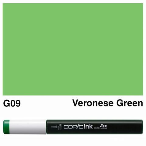 COPIC INK G09 VERONESE GREEN NEW BOTTLE