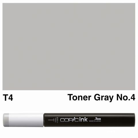 COPIC INK T4 TONER GRAY NO 4 NEW BOTTLE