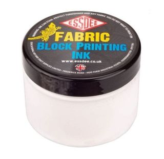 ESSDEE FABRIC BLOCK PRINTING INK 150ML WHITE