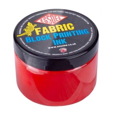 ESSDEE FABRIC BLOCK PRINTING INK 150ML RED