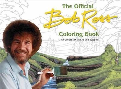 BOB ROSS FOUR SEASONS COLOURING BOOK