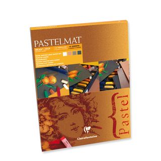 CLAIREFONTAINE PASTELMAT PAD 360G 18X24CM COOL SHD