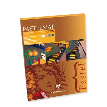 CLAIREFONTAINE PASTELMAT PAD 360G 18X24CM COOL SHD