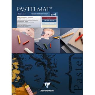 CLAIREFONTAINE PASTELMAT PAD 360G 18X24CM MARINE