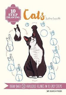 10 STEP DRAWING CATS