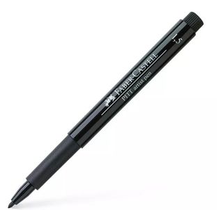 FABER PITT ARTIST PEN 1.5MM BLACK